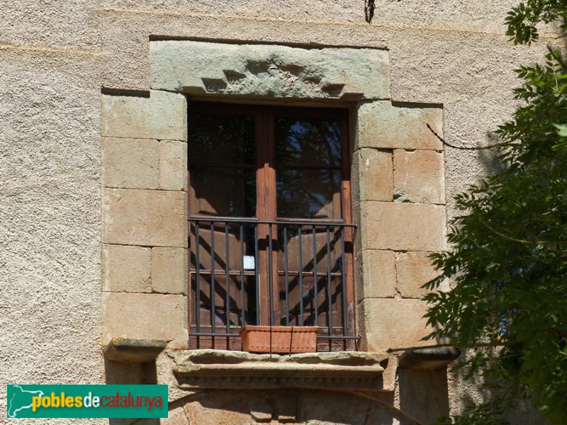Detall llinda balcó (Foto: Graciel·la Vidal, 2017) Detall llinda balcó
