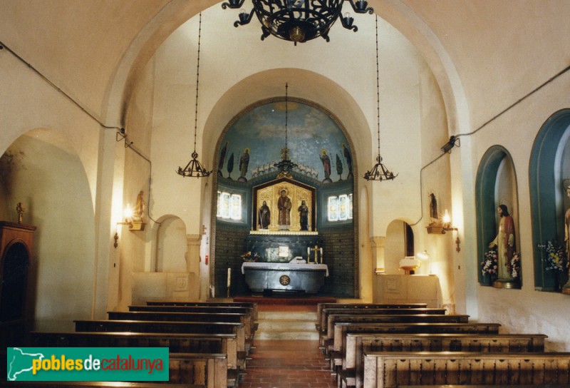 Vilanova de Sau - Sant Romà de Sau (església nova). Interior