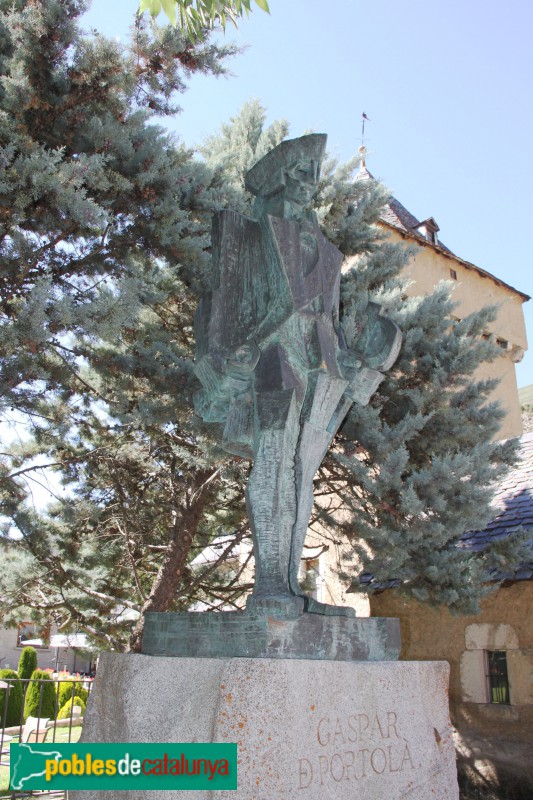 Arties - Monument a Gaspar de Portolà
