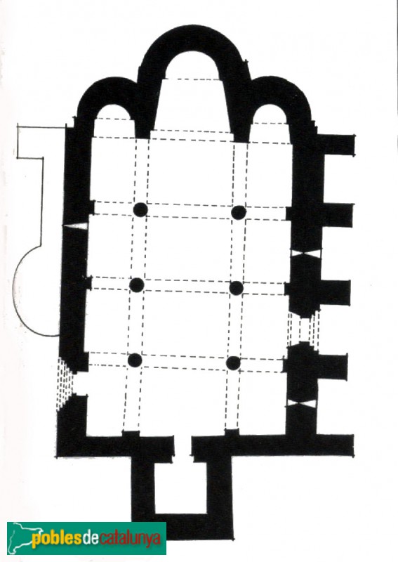 Arties - Església de Santa Maria, planta Arties - Església de Santa Maria, planta
