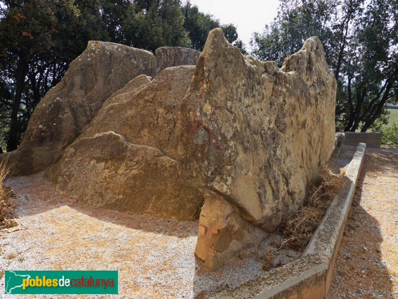 Folgueroles - Dolmen de Puigseslloses