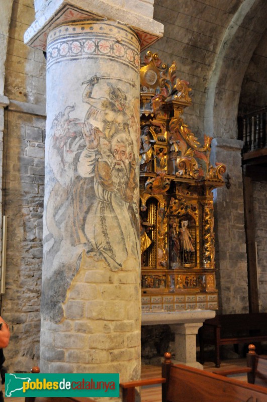 Arties - Església de Santa Maria, interior (Foto: Joan Sànchez Sabé, 2014) Arties - Església de Santa Maria, interior