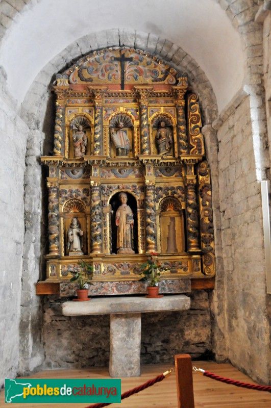 Arties - Església de Santa Maria, interior (Foto: Joan Sànchez Sabé, 2014) Arties - Església de Santa Maria, interior