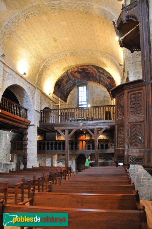Arties - Església de Santa Maria, interior