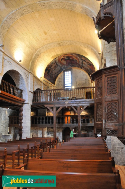 Arties - Església de Santa Maria, interior (Foto: Joan Sànchez Sabé, 2014) Arties - Església de Santa Maria, interior