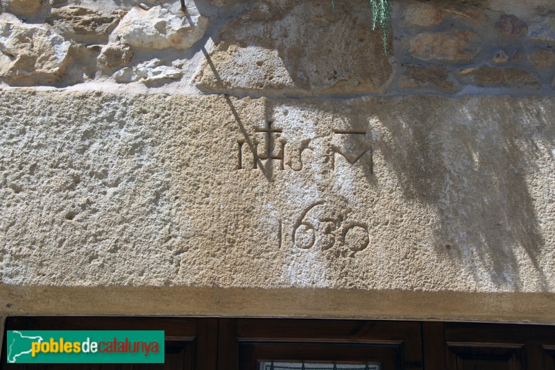 Vulpellac, llinda del segle XVII (Foto: Albert Esteves, 2017) Vulpellac, llinda del segle XVII