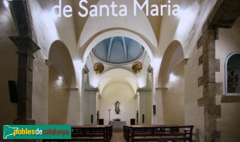 Fonteta - Església de Santa Maria (Foto: cartell al costat del monument) Fonteta - Església de Santa Maria
