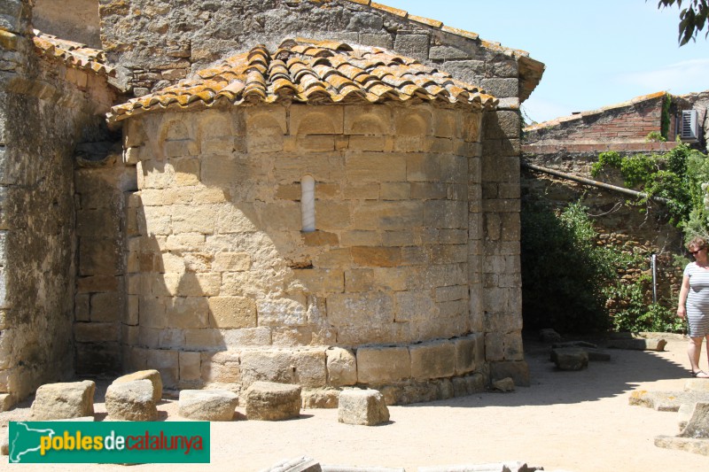 Canapost - Església de Sant Esteve, absis romànic