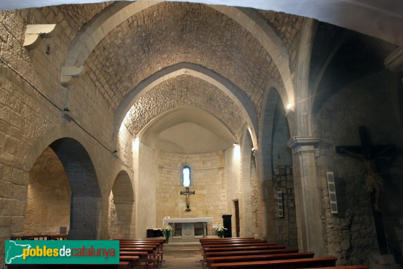 Peratallada - Església de Sant Esteve (Foto: Albert Esteves, 2017) Peratallada - Església de Sant Esteve