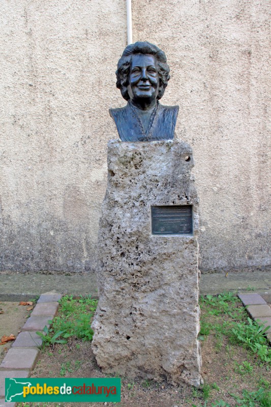 Santa Cristina d'Aro - Bust de Mercè Rodoreda