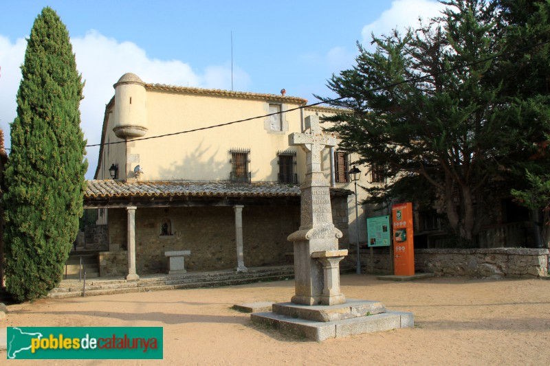 Santa Cristina d'Aro - Creu commemorativa de Joaquim Almeda (Romanyà)