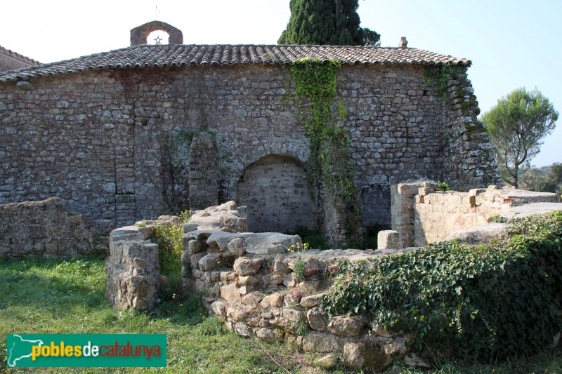 Santa Cristina d'Aro - Església de Santa Maria de Bell-lloc (Foto: Albert Esteves, 2017) Santa Cristina d'Aro - Església de Santa Maria de Bell-lloc