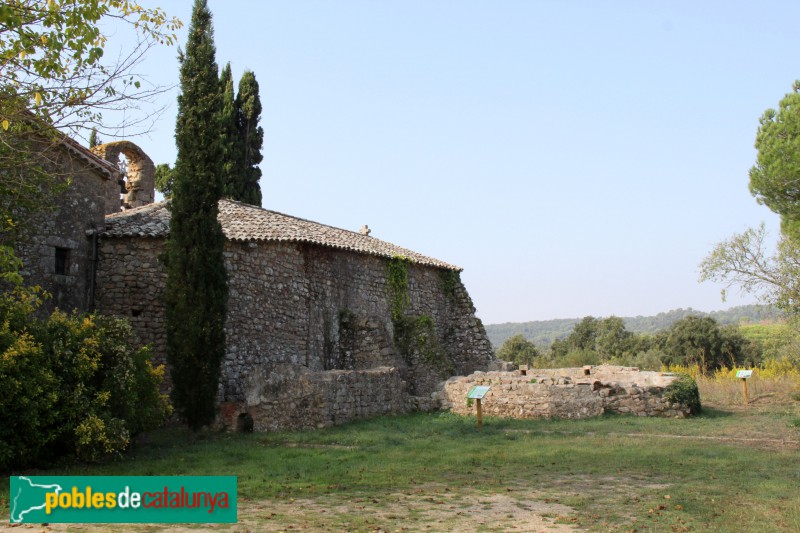 Santa Cristina d'Aro - Santa Cristina d'Aro - Restes preromàniques de Santa Maria de Bell-llocpre-romàniques de Santa Maria de Bell-lloc (4)