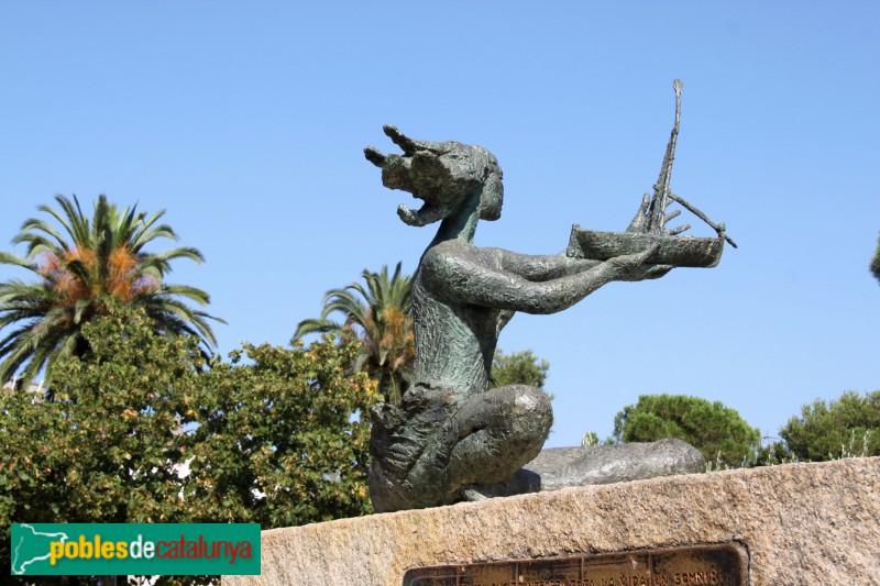 Palafrugell - Monument a Josep Pla