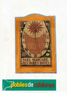 Santa Cristina d'Aro - Can Roca (rellotge de sol)