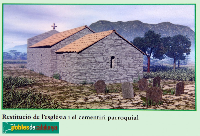 Santa Cristina d'Aro - Recreació de l'església paleocristiana