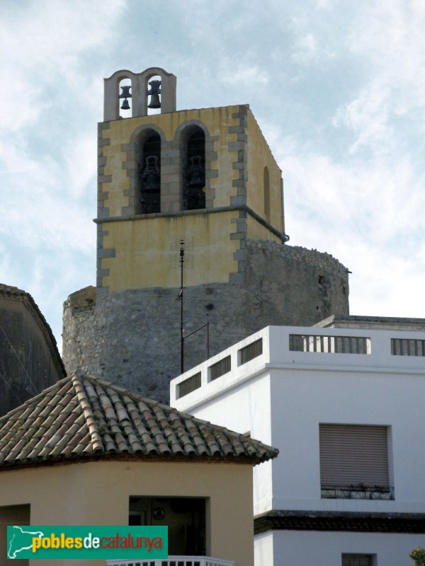 Sant Pol - Església de Sant Jaume, campanar (Foto: Albert Esteves, 2006) Sant Pol - Església de Sant Jaume, campanar