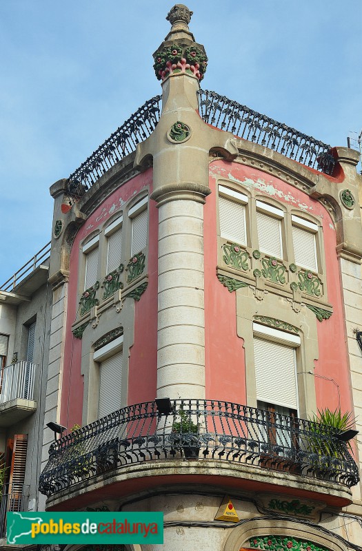 Casa Maria Sàbat (Casa Rigol) (Foto: <i>Alberto González Rovira</i>, 2018) Casa Maria Sàbat (Casa Rigol)