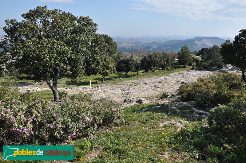 Poblat d'Olèrdola - Sitges, pedrera i habitatges