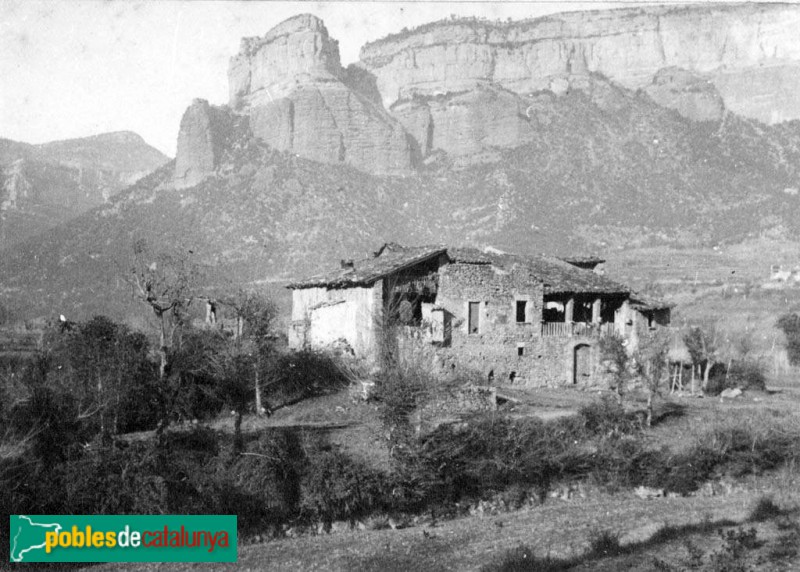 Sant Romà de Sau, poble antic