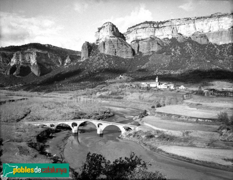 Sant Romà de Sau, poble antic i pont medieval