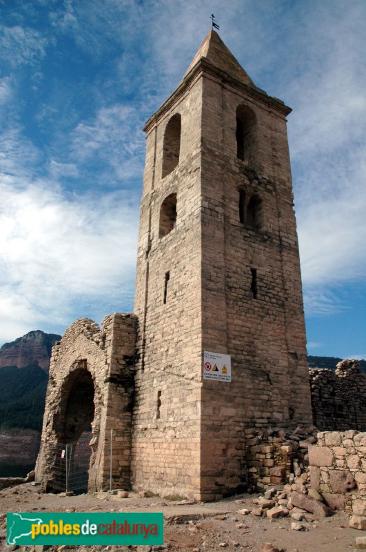 Sant Romà de Sau. Església vella