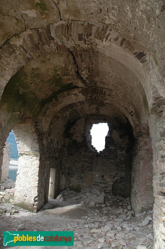 Sant Romà de Sau. Església vella