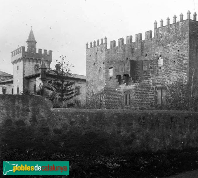 Viladecans - Torre del Baró (Foto: Josep Salvany, Fons Salvany-Biblioteca de Catalunya, 1916) Viladecans - Torre del Baró