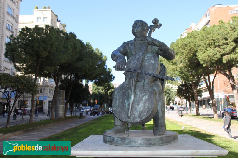 Barcelona - A Pau Casals (Viladomat)