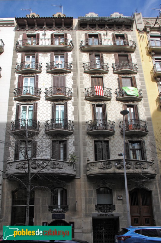 Barcelona - Balmes, 158-160 (Foto: Albert Esteves, 2018) Barcelona - Balmes, 158-160