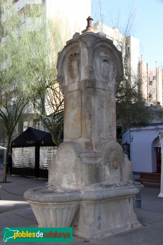 Barcelona - Font de la plaça Molina