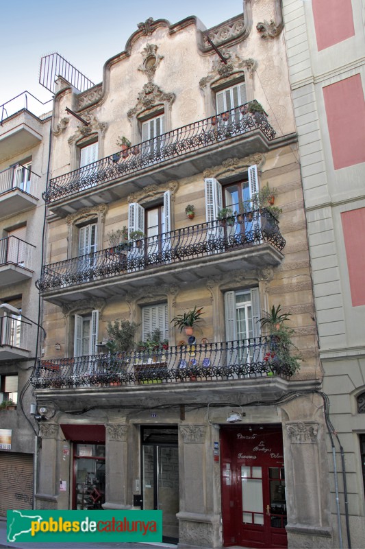 Barcelona - Alfons XII, 77 (Foto: Albert Esteves, 2018) Barcelona - Alfons XII, 77