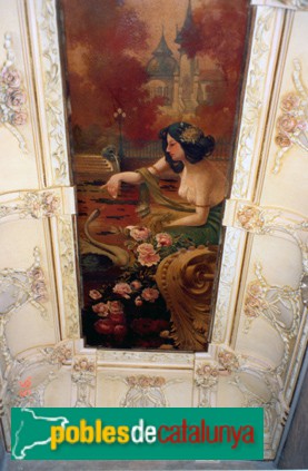 Barcelona - Alfons XII, 77, vestíbul (Foto: Cercador Patrimoni -Aj. Barcelona-, 2003) Barcelona - Alfons XII, 77, vestíbul