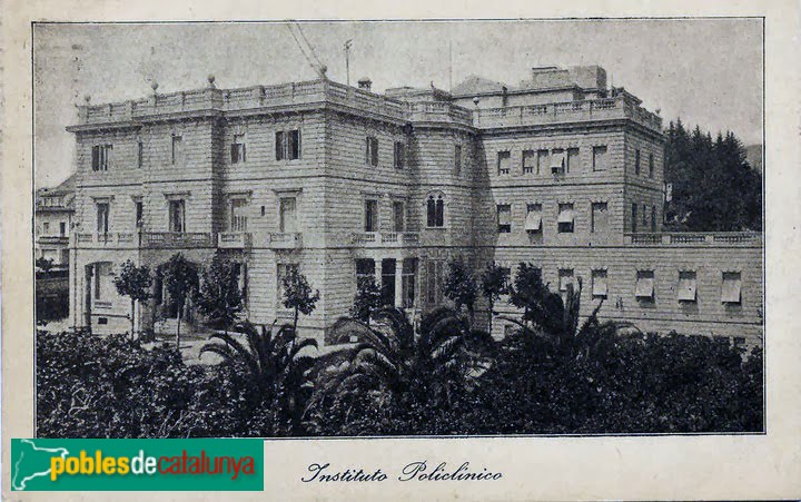 Barcelona - Clínica Plató, foto antiga