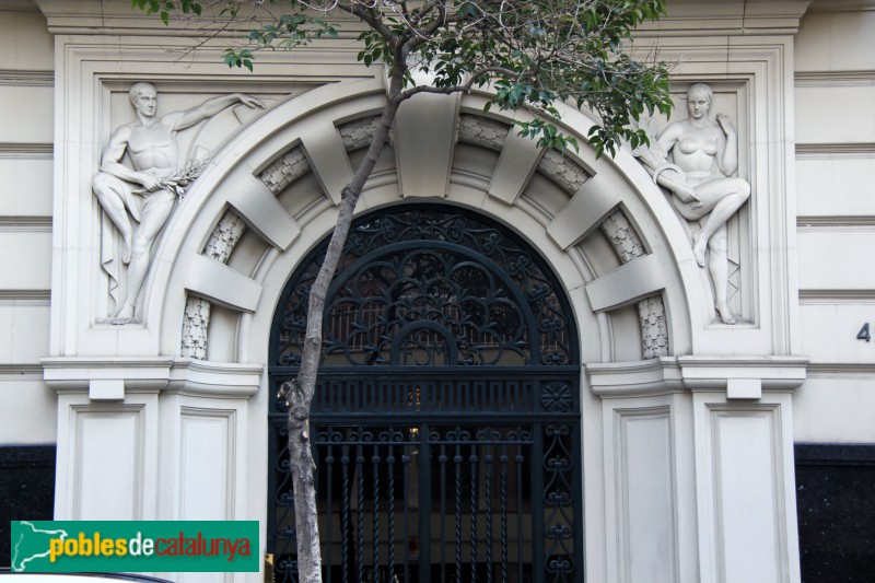 Barcelona - Muntaner, 458-460 (Foto: Albert Esteves, 2018) Barcelona - Muntaner, 458-460