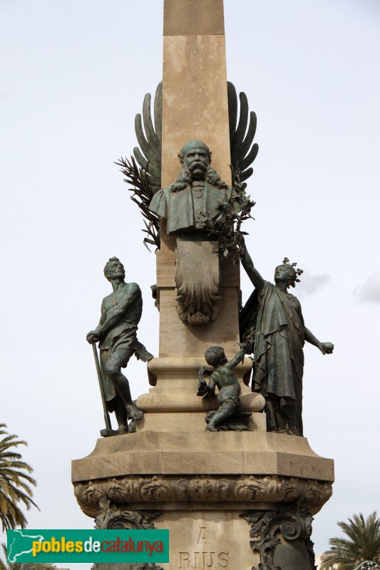 Barcelona - Monument a Rius i Taulet