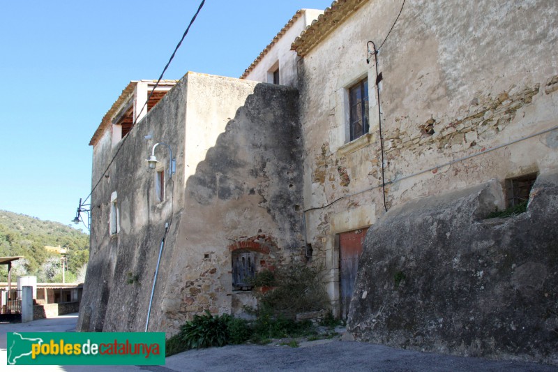 Regencós - Recinte fortificat, muralla de ponent