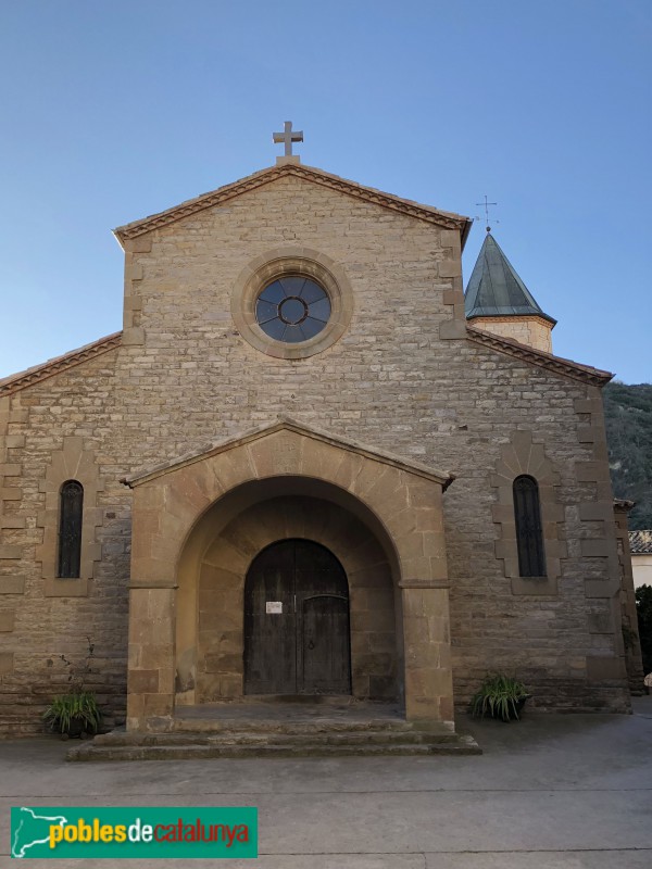 Castellfollit de Riubregós - Església del Roser (Foto: Eloy Guirao, 2018) Castellfollit de Riubregós - Església del Roser