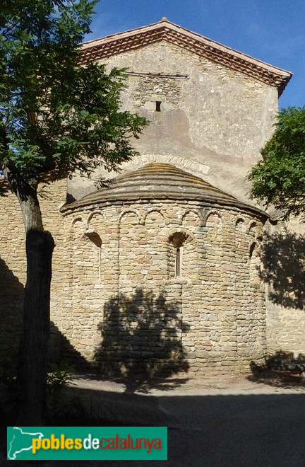 Folgueroles - Església de Santa Maria. Absis (Foto: Graciel·la Vidal, 2017) Folgueroles - Església de Santa Maria. Absis