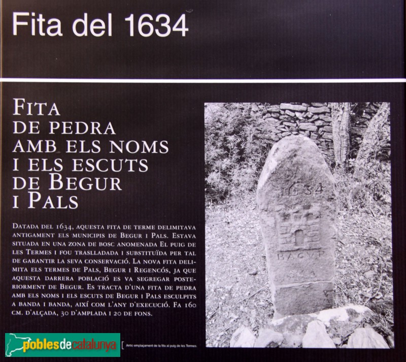 Begur - Fita de 1634