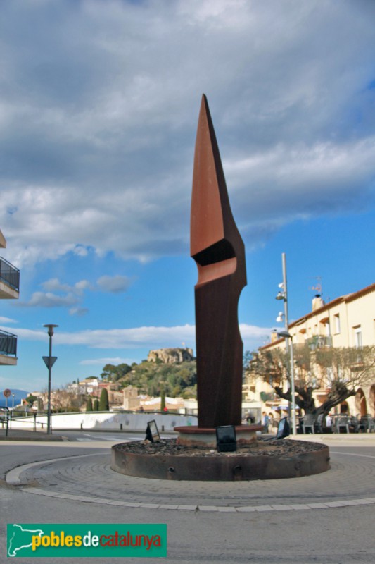 Begur - Escultura Agulla de Terme