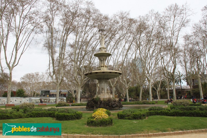 Barcelona - Parc de la Ciutadella - Dama del Paraigua