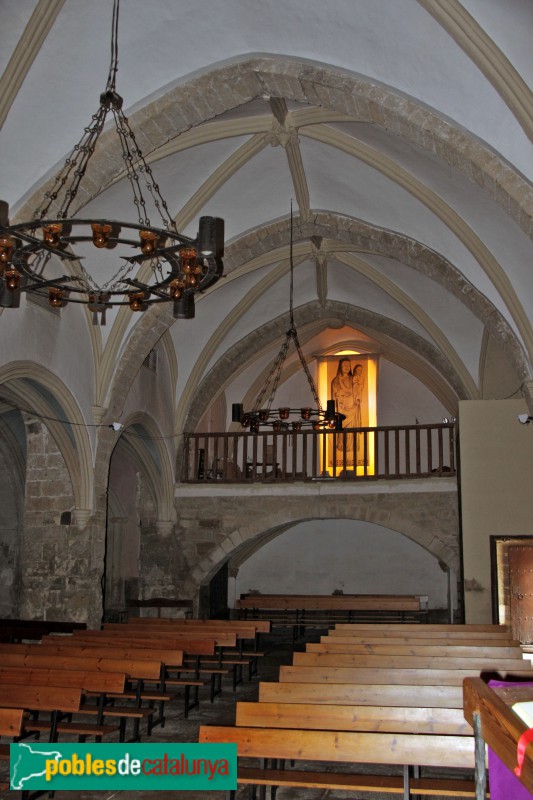 Vilagrassa - Església de Santa Maria, interior