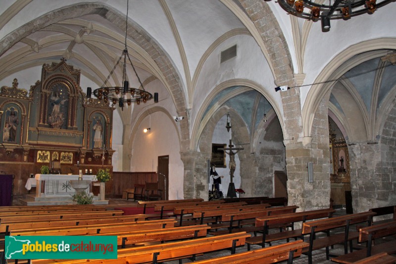 Vilagrassa - Església de Santa Maria, interior