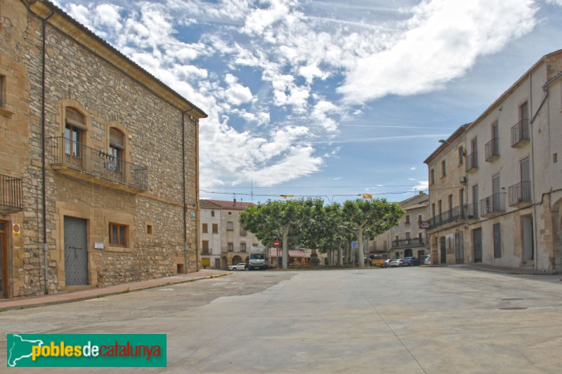 Verdú - Plaça Major (Foto: Albert Esteves, 2018) Verdú - Plaça Major
