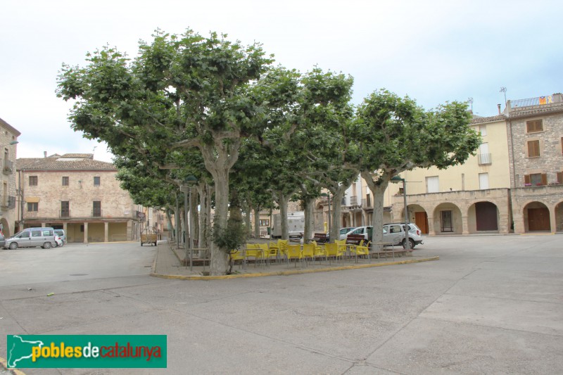 Verdú - Plaça Major (Foto: Albert Esteves, 2018) Verdú - Plaça Major