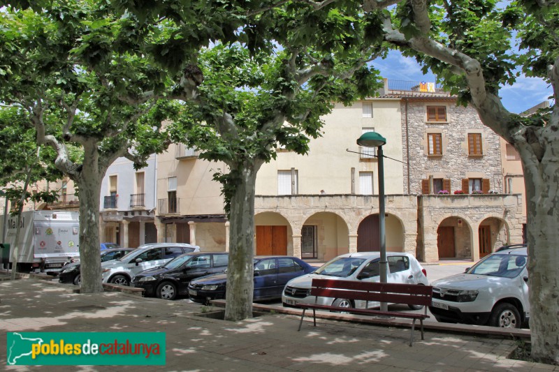 Verdú - Plaça Major (Foto: Albert Esteves, 2018) Verdú - Plaça Major