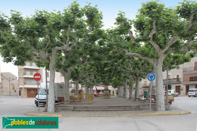 Verdú - Plaça Major (Foto: Albert Esteves, 2018) Verdú - Plaça Major
