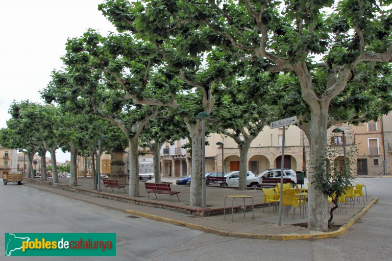 Verdú - Plaça Major (Foto: Albert Esteves, 2018) Verdú - Plaça Major