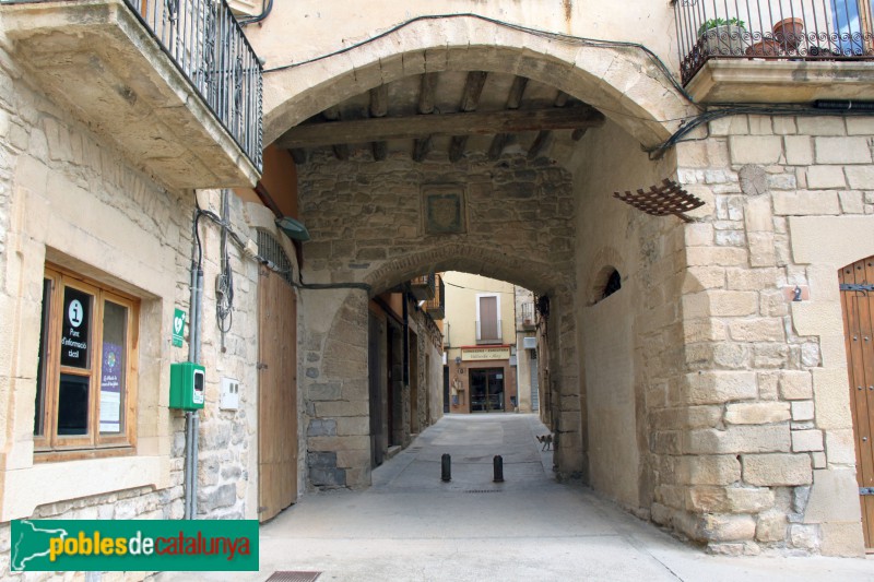 Verdú - Portal de la plaça Major